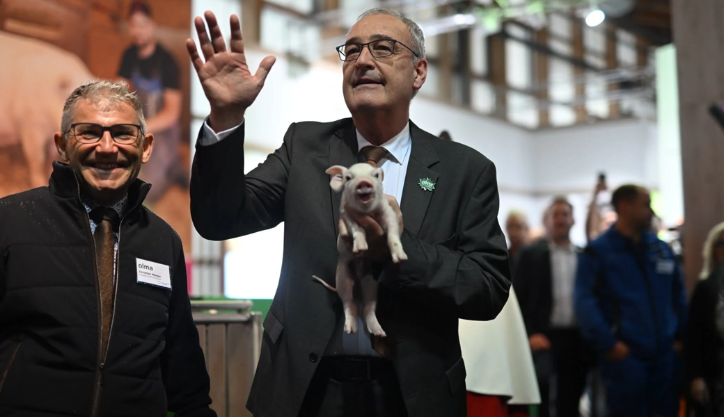 Parmelins Olma-Dernière und das Säuli: Die Messe in St.Gallen ist eröffnet