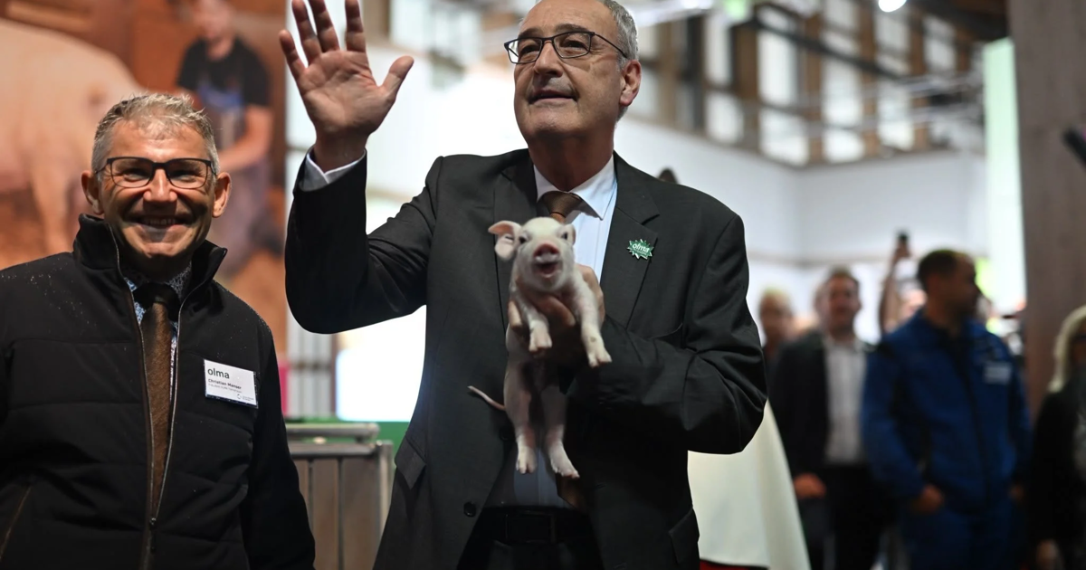 Parmelins Olma-Dernière und das Säuli: Die Messe in St.Gallen ist eröffnet