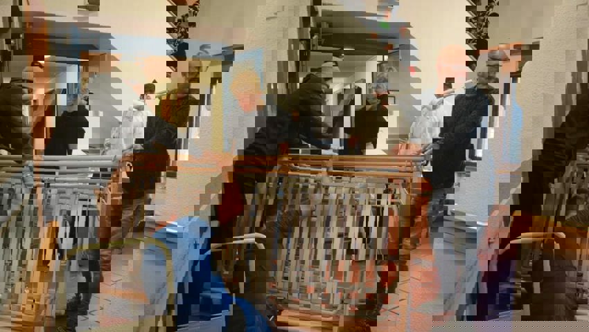  24. September: Im Altersheim Gärbi in Sevelen steht der Umzug ins neue Pflege- und Betreuungszentrum Büelriet an. 