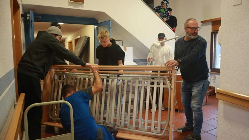 24. September: Im Altersheim Gärbi in Sevelen steht der Umzug ins neue Pflege- und Betreuungszentrum Büelriet an. 24. September: Im Altersheim Gärbi in Sevelen steht der Umzug ins neue Pflege- und Betreuungszentrum Büelriet an.