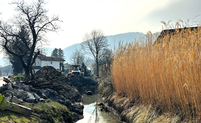 Sevelerbach: Bauarbeiten sind auf Kurs