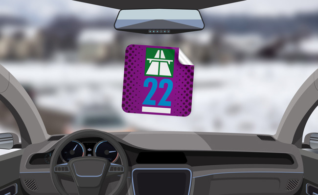 Die Kantonspolizei kontrolliert: Ab dem 1. Februar muss die neue Vignette angebracht sein