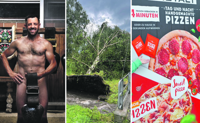 Wetterkapriolen, nackte Haut und Essen interessierten besonders