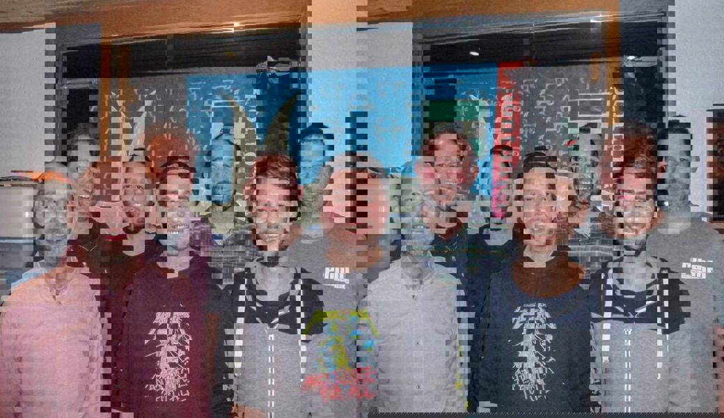  Der Vorstand der Buchser Pontoniere (von links): Matthias Vetsch, Mario Schwendener, Robin Eggenberger, Daniel Dörig (neu Chef Ausbildung und Jungpontonier-Leiter), Manuel Büchel, Remo Rothenberger (neu Fahrchef) und Bruno Schwendener (Ex-Fahrchef). 