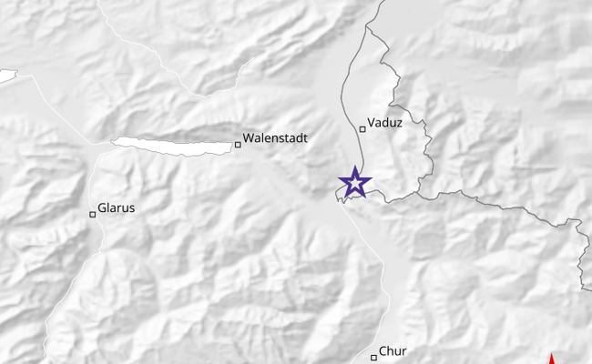 Bei Sargans hat die Erde gebebt