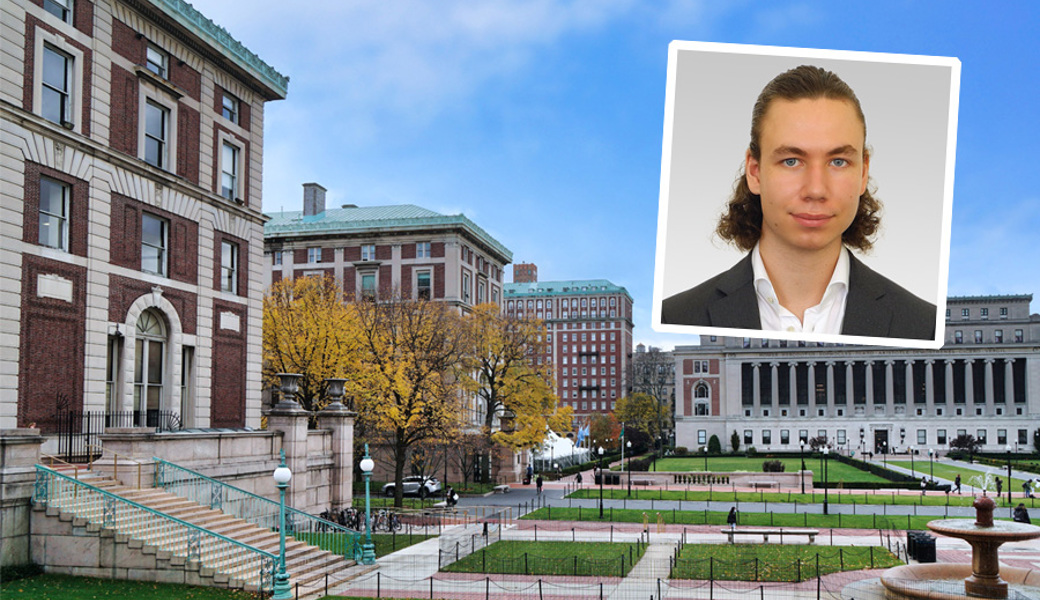 Tim Dass wird bald an der Columbia University in New York studieren.