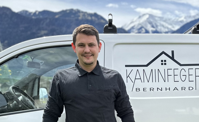 Kaminfeger Bernhard expandiert ins Rheintal hinab