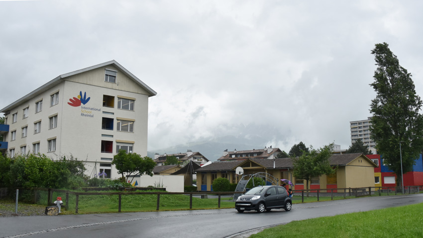 Die ehemaligen Räumlichkeiten der International School Rheintal.