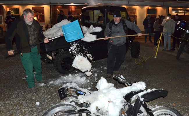 Toggenburger Töff-Wintertreffen: Ein Motorrad-Begräbnis zum Abschied