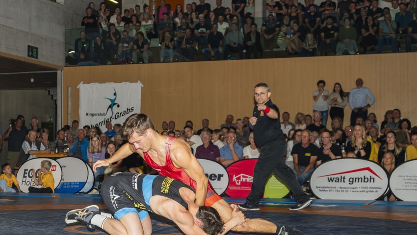 Duell RCOG gegen RSK: Im Vorjahr gewann Flavio Freuler (oben) gegen Dorien Hutter.