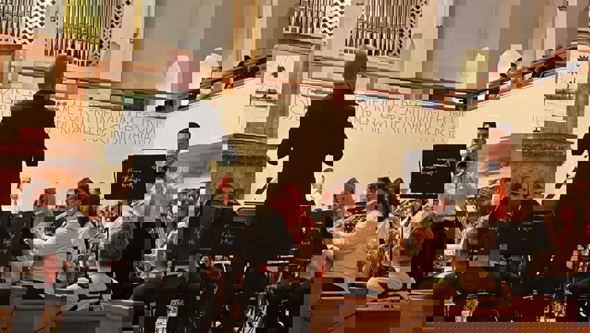  Solist Joel Guntli im Einsatz. 