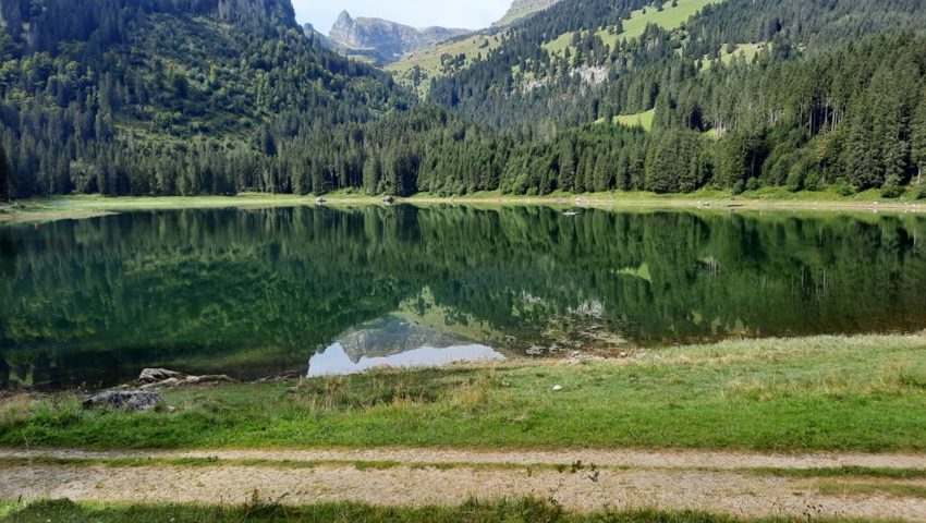  Normaler Wasserstand im Voralpsee. 