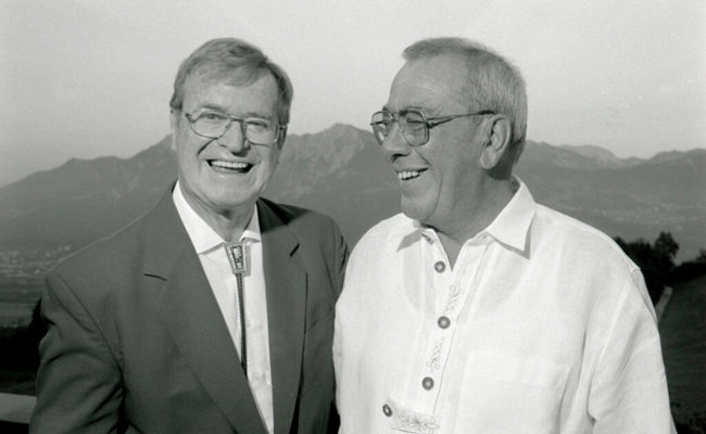 Vor 22 Jahren beehrte der Entertainer Hazy Osterwald das «Gemsli» mit einem Besuch