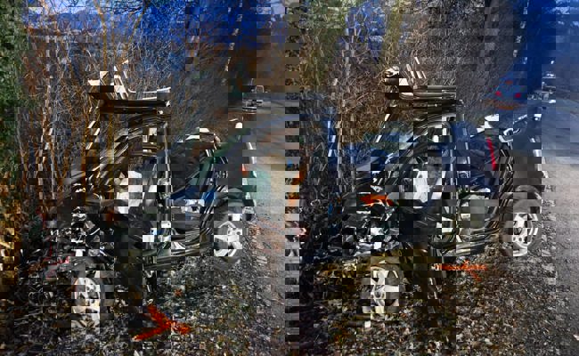 Von Strasse abgekommen und mit Baum kollidiert: Schwerverletzter bei Unfall in Schellenberg