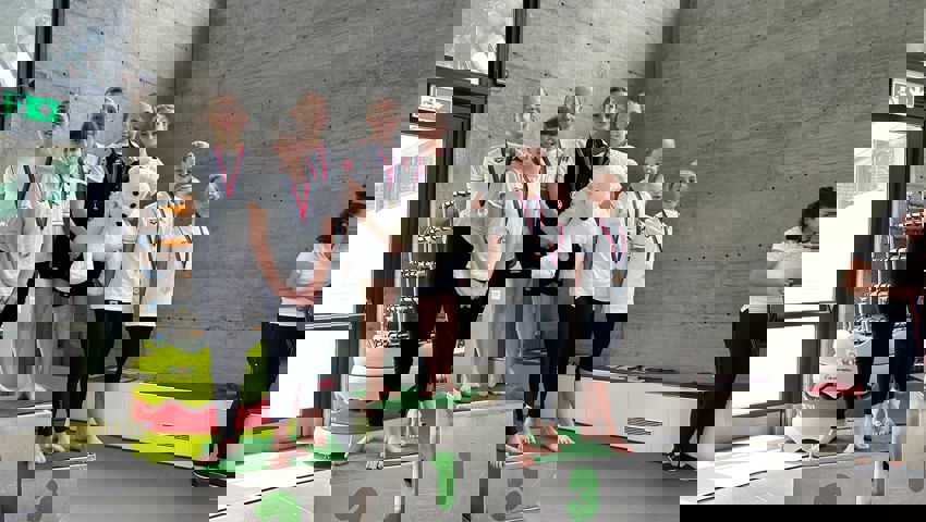 Duett der Jugend 3: Platz zwei für Catalina Grob und Nikol Andreeva, Réka Nagypal und Livia Wyss wurden Dritte.