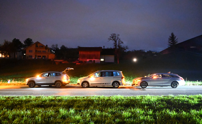 Auffahrkollision mit drei Autos – Unfallverursacher war alkoholisiert