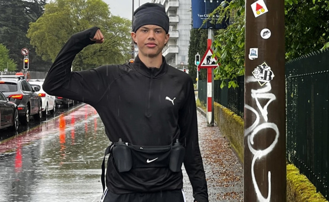 Was in der Schule als Scherz begann, wurde zum Lauf seines Lebens