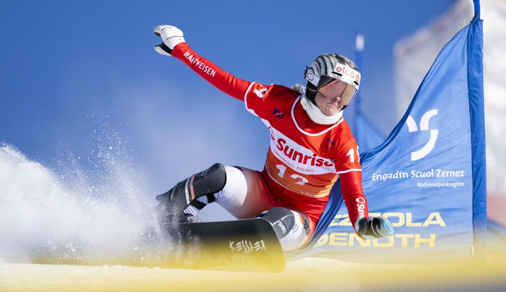 Endstation im Achtelfinal: Julie Zogg in Scuol. 