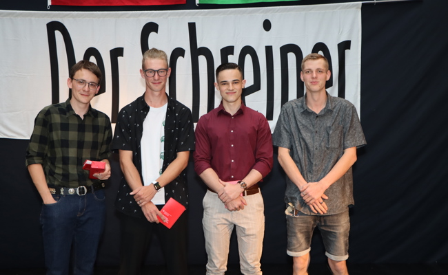 Vier Schreiner aus der Region gehören zu den Besten