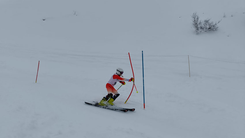 Vitus Kobelt vom Skiclub Grabserberg fuhr zweimal auf Platz drei.