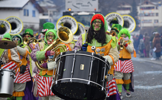 Guggenkonzert, Maskenball, Kinderfasnacht – wo ist was los?