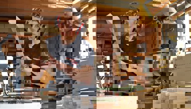 Fabian Tischhauser auf dem Weg in die Nationalmannschaft der Schweizer Schreiner