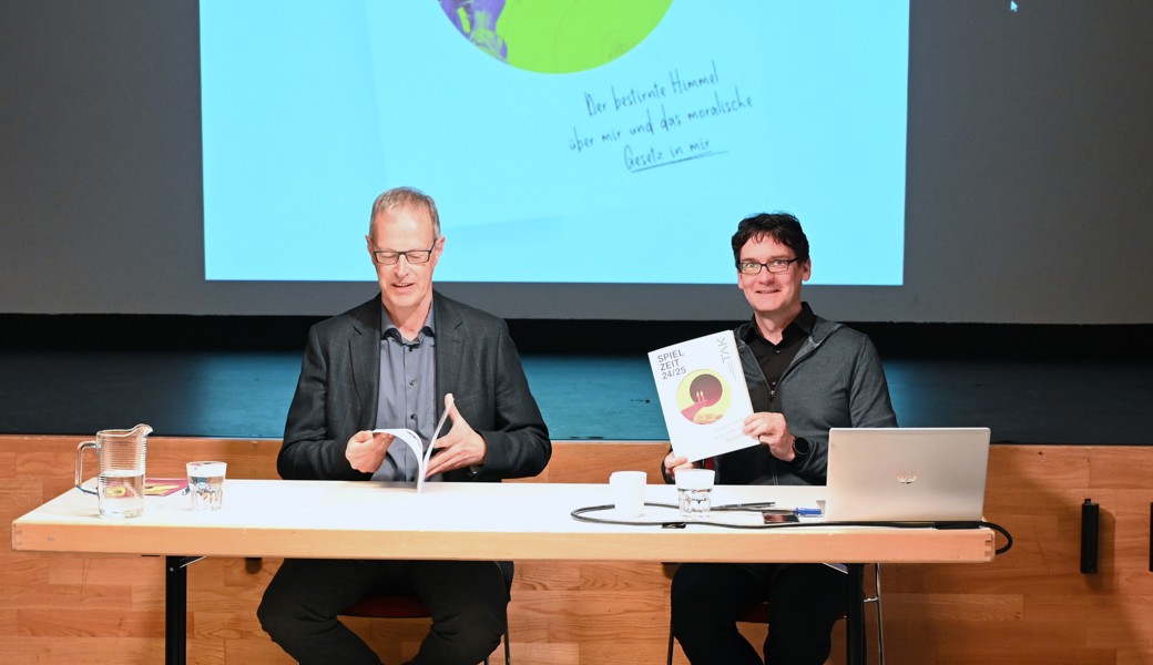 Thomas Spieckermann (links) und Jan Selke präsentieren das Abo-Angebot. 