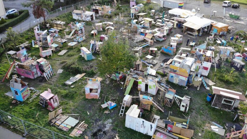  Blick auf die Kinderbaustelle, die in Zukunft regional abgestützt wird. 