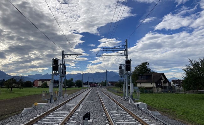 Bald fahren die Züge zwischen Buchs und Altstätten wieder
