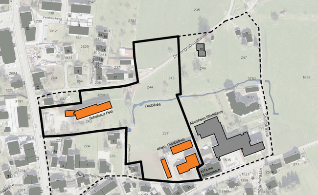 Gemeinderat will noch in diesem Jahr das weitere Vorgehen auf dem Areal «Feld» beschliessen