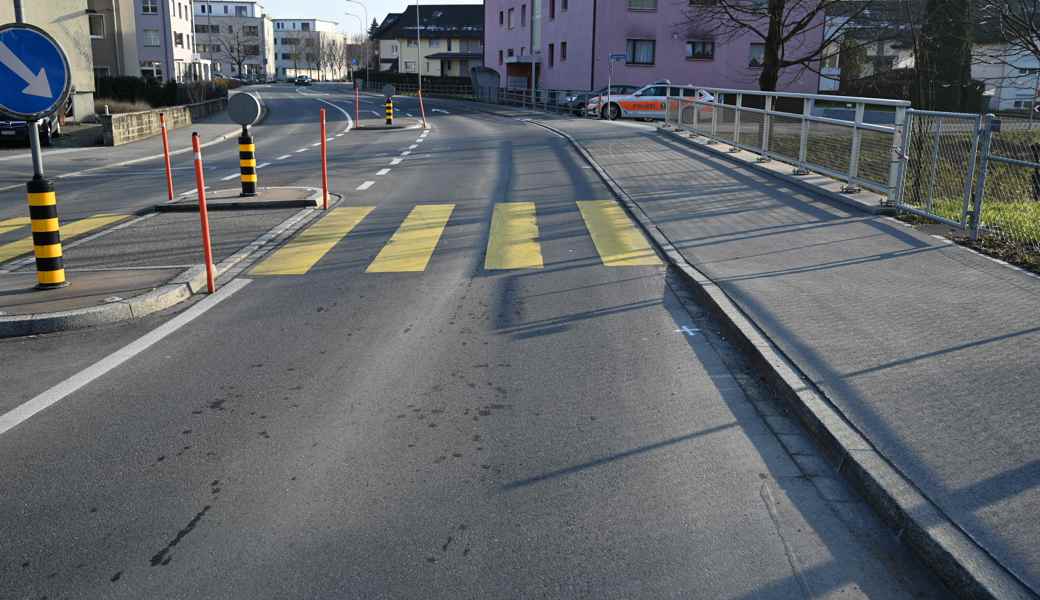 Die Kollision ereignete sich auf der Churerstrasse
