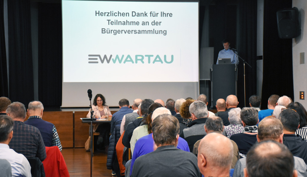 Über 80 Stimmberechtigte nahmen an der Bürgerversammlung der EW Wartau teil.