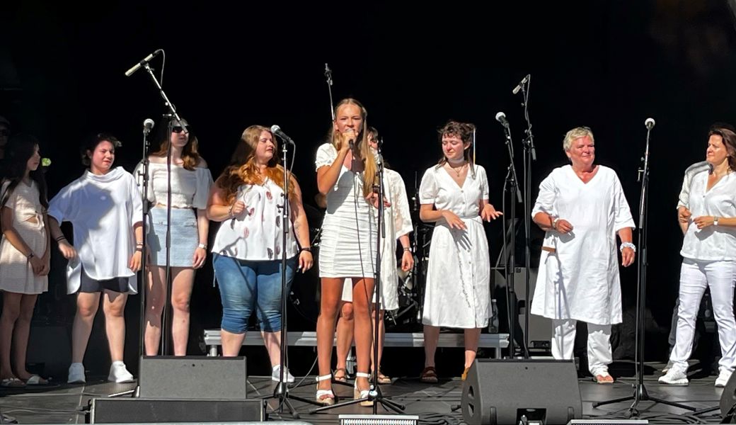 Grosser Auftritt des Gesangstalents Lana Schulz