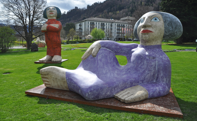 Kunst macht sich in der Landschaft breit