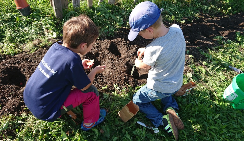 Kinder bereichern Gemeinschaftsgarten