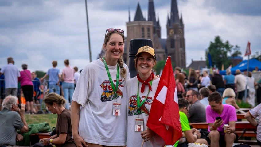 Letzter Tag, 14km vor dem Ziel, die Freude bereits in die Gesichter geschrieben