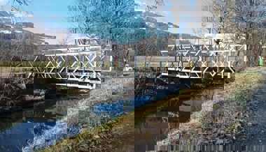 Alte Stahlbrücke in Sevelen wird verlegt und ersetzt ihre zerstörte «Schwester»