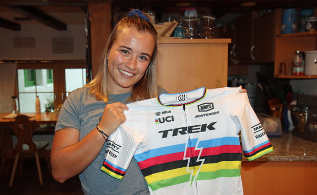 E-Mountainbikerin Nicole Göldi: «Das Trikot zu behalten wäre mega schön»