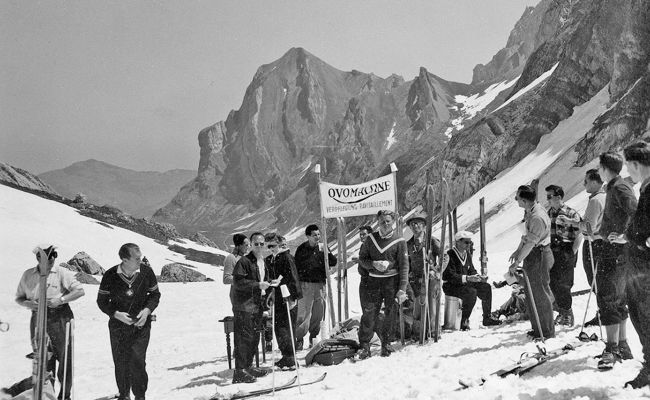 Anno dazumal: Skirennen vom Säntis zur Meglisalp