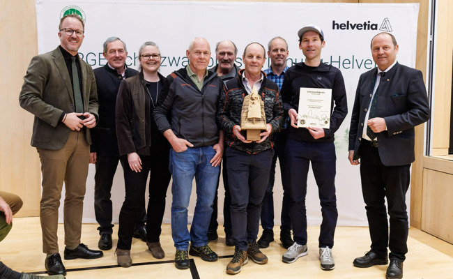 Zwei Schutzwaldprojekte aus der Region international ausgezeichnet