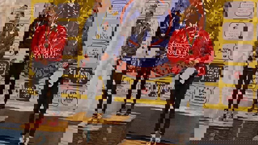  Annatina Lippuner (rechts) gewann an ihrem ersten Elite-Turnier Bronze. 