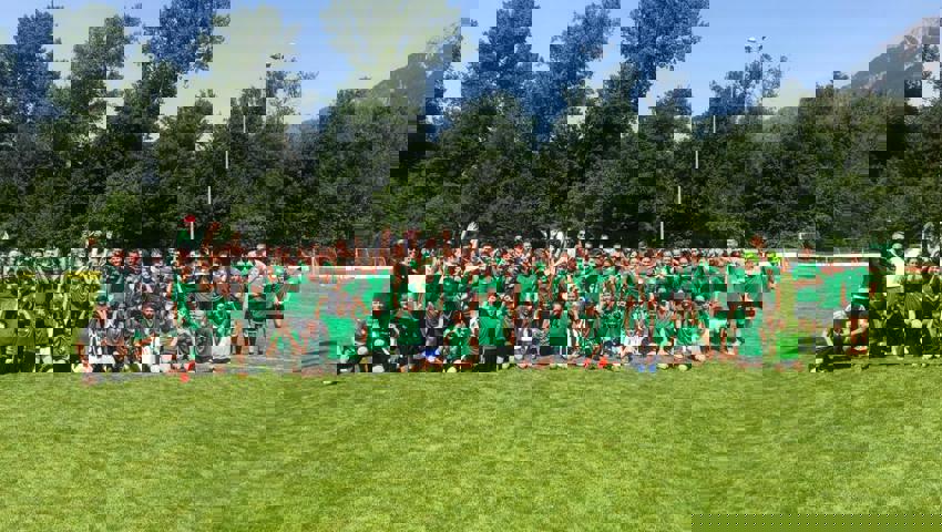  Eine grosse Familie: Jubiläumsturnier auf der Buchser Rheinau. 