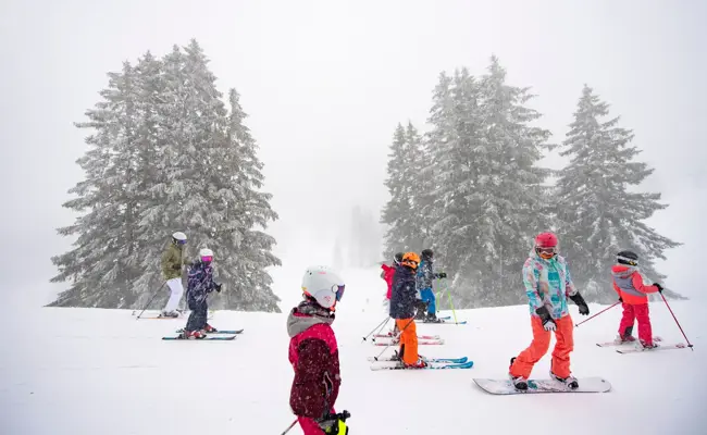 Es wird wieder kühler: Zum Skifahren muss man trotzdem in die Höhe