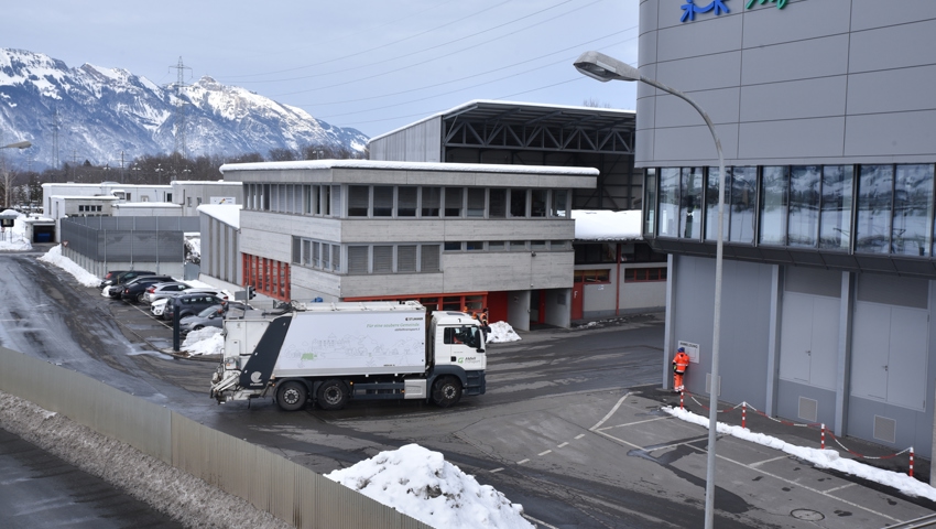  Die Kehrichtverbrennungsanlage Buchs hat ein sehr grosses Einzugsgebiet. 