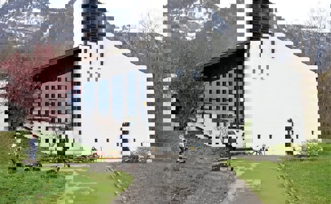 Die Umgebung der Katholischen Kirche wird zum Jubiläum neu gestaltet