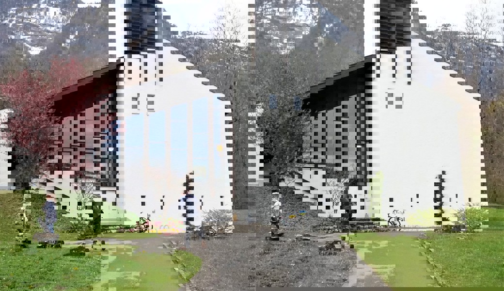  So sieht die Umgebung links und rechts des Zugangsweges heute aus. 