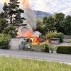 Brand in einem Schrebergarten: Wer kann weiterhelfen?