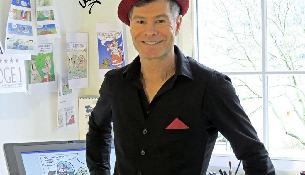 Andreas Brandt hat seine Leidenschaft zum Beruf gemacht und arbeitet als Cartoonist für über 70 Zeitungen und Zeitschriften im ganzen deutschsprachigen Raum.