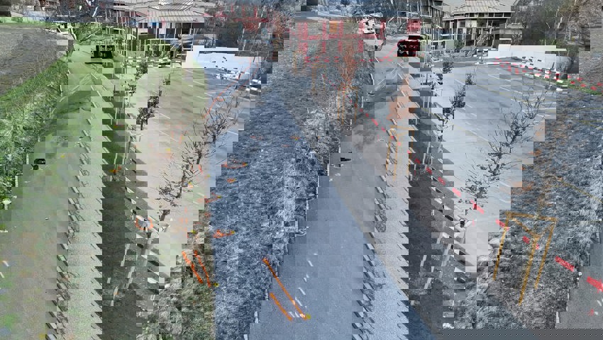 Der Selbstunfall passierte am frühen Samstagmorgen. 