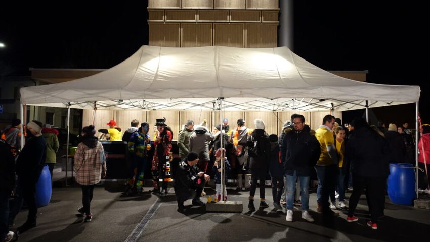 Die Gäste freuten sich, endlich wieder an einen Fasnachtsanlass gehen zu dürfen. Die Gäste freuten sich, endlich wieder an einen Fasnachtsanlass gehen zu dürfen.